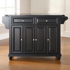 Crosley Cambridge 51.50 Inch Granite Top Full Size Kitchen Island/Cart- KF30004D - The Home Selection
