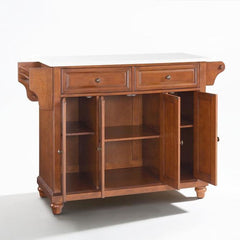 Crosley Cambridge 51.50 Inch Granite Top Full Size Kitchen Island/Cart - KF30005D - The Home Selection