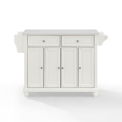 Crosley Cambridge 51.50 Inch Granite Top Full Size Kitchen Island/Cart - KF30005D - The Home Selection