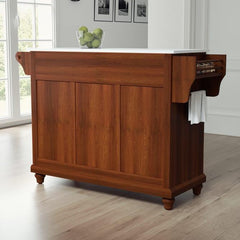 Crosley Cambridge 51.50 Inch Granite Top Full Size Kitchen Island/Cart - KF30005D - The Home Selection