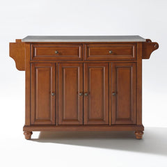 Crosley Cambridge 51.50 Inch Stainless Steel Top Full Size Kitchen Island/Cart - KF30002D - The Home Selection