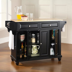 Crosley Cambridge 51.50 Inch Wood Top Full Size Kitchen Island/Cart - KF30001D - The Home Selection
