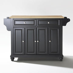 Crosley Cambridge 51.50 Inch Wood Top Full Size Kitchen Island/Cart - KF30001D - The Home Selection