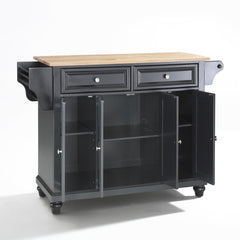 Crosley Cambridge 51.50 Inch Wood Top Full Size Kitchen Island/Cart - KF30001D - The Home Selection