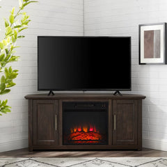 Crosley Camden 48" Corner Tv Stand W/Fireplace - KF100648 - The Home Selection