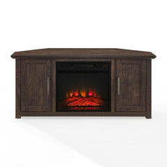 Crosley Camden 48" Corner Tv Stand W/Fireplace - KF100648 - The Home Selection