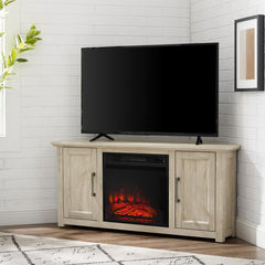 Crosley Camden 48" Corner Tv Stand W/Fireplace - KF100648 - The Home Selection
