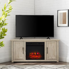 Crosley Camden 48" Corner Tv Stand W/Fireplace - KF100648 - The Home Selection