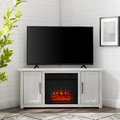 Crosley Camden 48" Corner Tv Stand W/Fireplace - KF100648 - The Home Selection