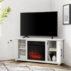 Crosley Camden 48" Corner Tv Stand W/Fireplace - KF100648 - The Home Selection