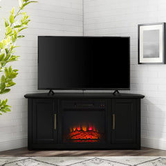 Crosley Camden 48" Corner Tv Stand W/Fireplace - KF100648 - The Home Selection
