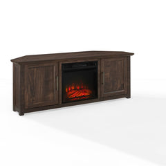 Crosley Camden 58" Corner Tv Stand W/Fireplace - KF100658 - The Home Selection