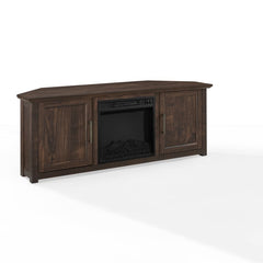 Crosley Camden 58" Corner Tv Stand W/Fireplace - KF100658 - The Home Selection