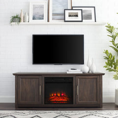 Crosley Camden 58" Low Profile Tv Stand W/Fireplace - KF100558 - The Home Selection