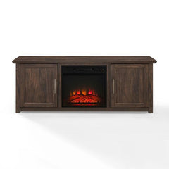 Crosley Camden 58" Low Profile Tv Stand W/Fireplace - KF100558 - The Home Selection