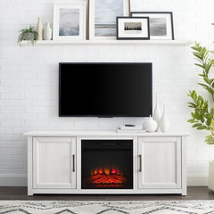 Crosley Camden 58" Low Profile Tv Stand W/Fireplace - KF100558 - The Home Selection