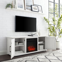 Crosley Camden 58" Low Profile Tv Stand W/Fireplace - KF100558 - The Home Selection