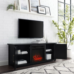 Crosley Camden 58" Low Profile Tv Stand W/Fireplace - KF100558 - The Home Selection