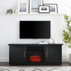 Crosley Camden 58" Low Profile Tv Stand W/Fireplace - KF100558 - The Home Selection