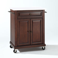 Crosley Compact 31 Inch Granite Top Kitchen Cart - KF30020E - The Home Selection