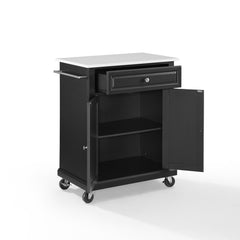 Crosley Compact 31 Inch Granite Top Kitchen Cart - KF30020E - The Home Selection
