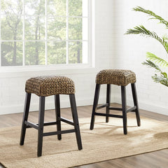 Crosley Edgewater 2pc Backless Counter Stool Set - CF502527-SG - The Home Selection