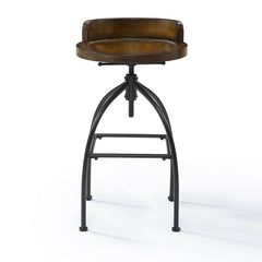 Crosley Edison 17 Inch Adjustable Height Swivel Stool - CF522126-NA - The Home Selection