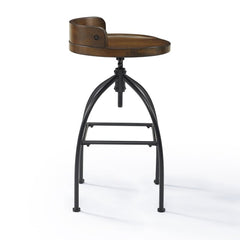 Crosley Edison 17 Inch Adjustable Height Swivel Stool - CF522126-NA - The Home Selection