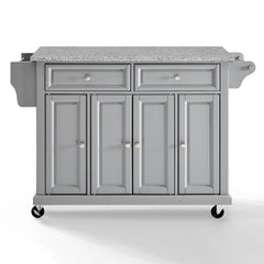 Crosley Full Size 51.50 Inch Granite Top Kitchen Cart - KF30003E - The Home Selection