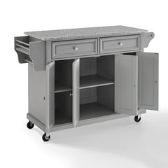 Crosley Full Size 51.50 Inch Granite Top Kitchen Cart - KF30003E - The Home Selection