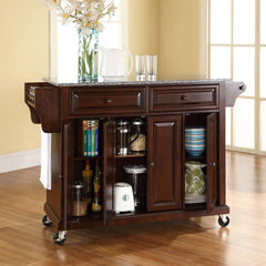 Crosley Full Size 51.50 Inch Granite Top Kitchen Cart - KF30003E - The Home Selection