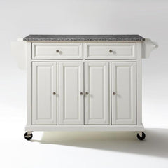 Crosley Full Size 51.50 Inch Granite Top Kitchen Cart - KF30003E - The Home Selection