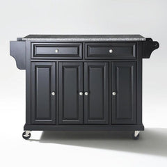 Crosley Full Size 51.50 Inch Granite Top Kitchen Cart - KF30003E - The Home Selection