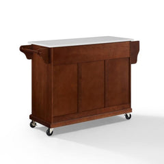Crosley Full Size 51.50 Inch Granite Top Kitchen Cart - KF30005E - The Home Selection