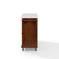 Crosley Full Size 51.50 Inch Granite Top Kitchen Cart - KF30005E - The Home Selection