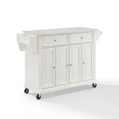 Crosley Full Size 51.50 Inch Granite Top Kitchen Cart - KF30005E - The Home Selection