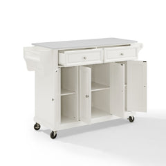 Crosley Full Size 51.50 Inch Granite Top Kitchen Cart - KF30005E - The Home Selection