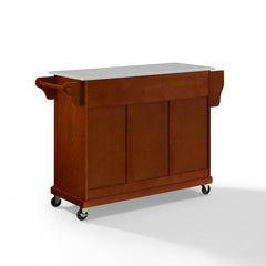 Crosley Full Size 51.50 Inch Granite Top Kitchen Cart - KF30005E - The Home Selection