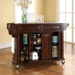 Crosley Full Size 51.50 Inch Stainless Steel Top Kitchen Cart - KF30002E - The Home Selection