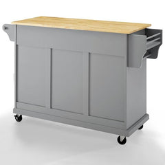 Crosley Full Size 51.50 Inch Wood Top Kitchen Cart - KF30001E - The Home Selection