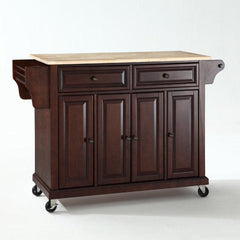 Crosley Full Size 51.50 Inch Wood Top Kitchen Cart - KF30001E - The Home Selection