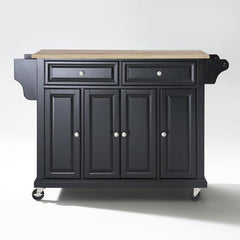 Crosley Full Size 51.50 Inch Wood Top Kitchen Cart - KF30001E - The Home Selection