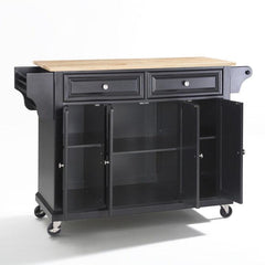 Crosley Full Size 51.50 Inch Wood Top Kitchen Cart - KF30001E - The Home Selection