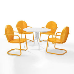 Crosley Griffith 105 Inch 5pc Outdoor Metal Dining Set - KOD10010 - The Home Selection