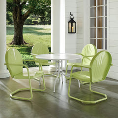 Crosley Griffith 105 Inch 5pc Outdoor Metal Dining Set - KOD10010 - The Home Selection