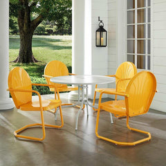 Crosley Griffith 105 Inch 5pc Outdoor Metal Dining Set - KOD10010 - The Home Selection