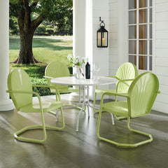 Crosley Griffith 105 Inch 5pc Outdoor Metal Dining Set - KOD10010 - The Home Selection