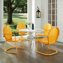 Crosley Griffith 105 Inch 5pc Outdoor Metal Dining Set - KOD10010 - The Home Selection
