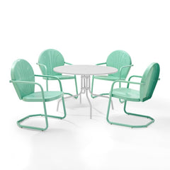 Crosley Griffith 105 Inch 5pc Outdoor Metal Dining Set - KOD10010 - The Home Selection