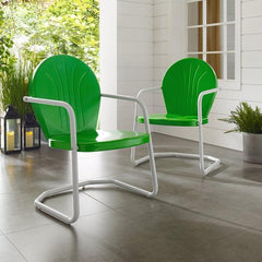 Crosley Griffith 22 Inch Outdoor Metal Armchair - CO1001A - The Home Selection